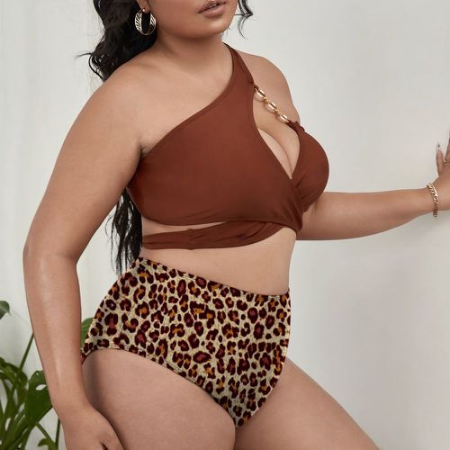 Bikini léopard à anneau - SHEIN - Modalova