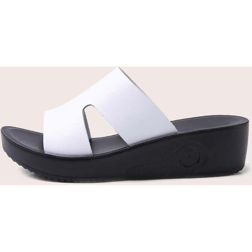 Sandales plates minimaliste compensé - SHEIN - Modalova