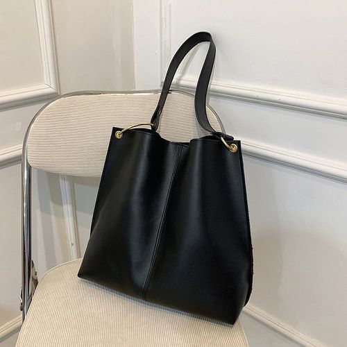 Sac seau minimaliste à bouton - SHEIN - Modalova