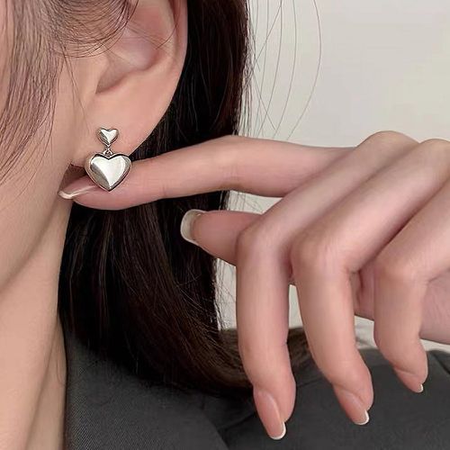 Pendants d'oreilles à détail cœur - SHEIN - Modalova