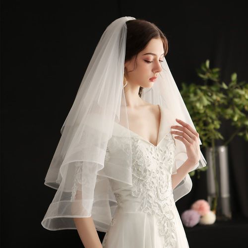 Voile de mariée unicolore - SHEIN - Modalova