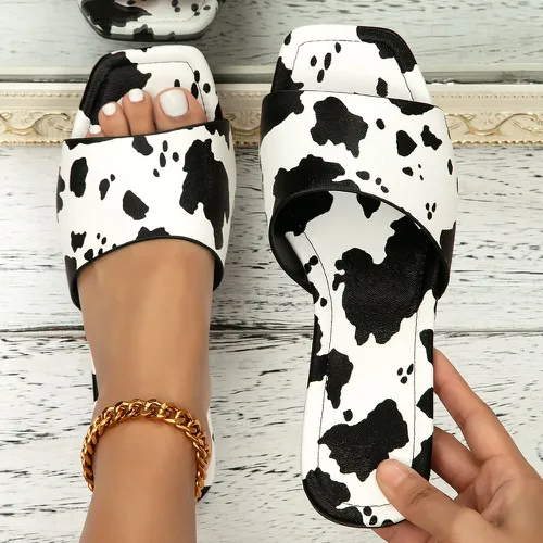 Sandales plates vache - SHEIN - Modalova