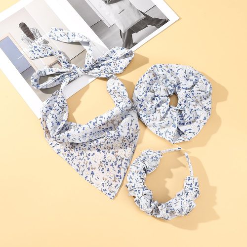 Pièces Set d'accessoires pour cheveux à imprimé fleur - SHEIN - Modalova