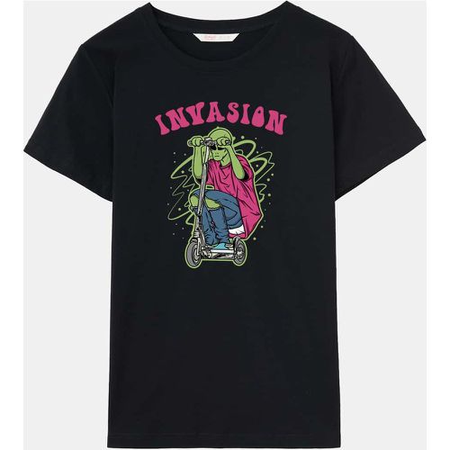 T-shirt à imprimé alien - SHEIN - Modalova