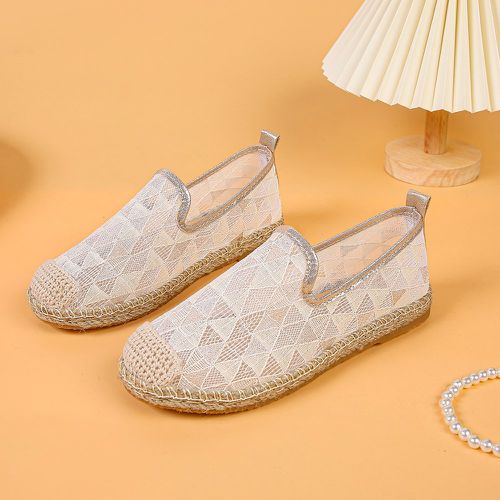 Espadrilles plates géométrique - SHEIN - Modalova