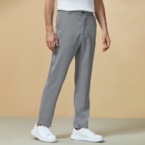 Pantalon tailleur à pied-de-poule - SHEIN - Modalova