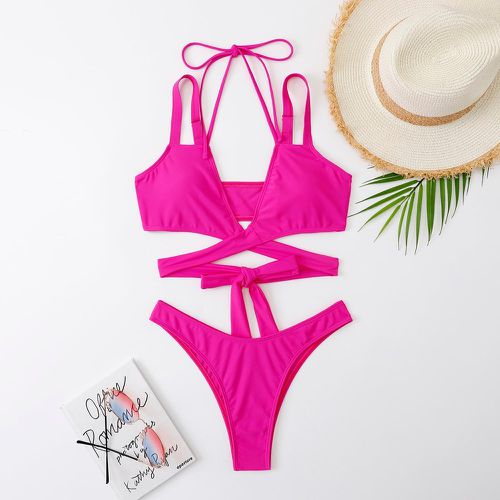 Bikini découpe croisé - SHEIN - Modalova