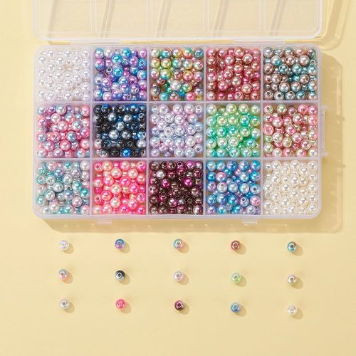 Boîte Ensemble d'accessoires de bijoux DIY perle - SHEIN - Modalova