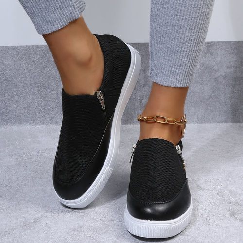 Chaussures zippé glissant - SHEIN - Modalova