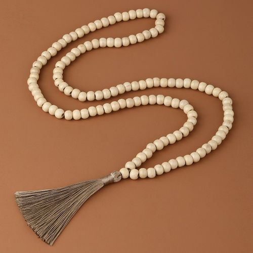 Collier à perles à franges - SHEIN - Modalova