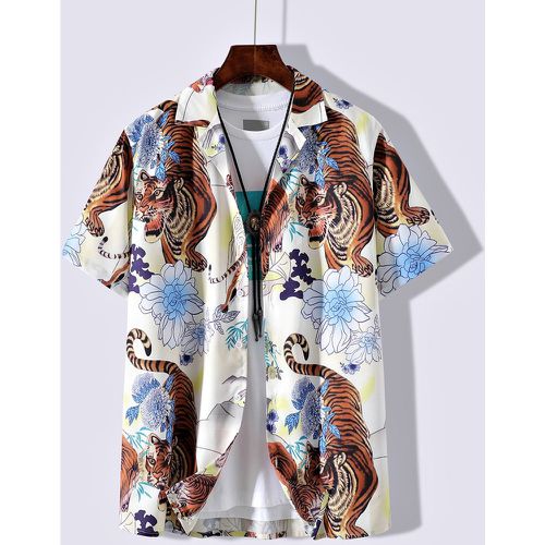Chemise à imprimé tigre (sans t-shirt) - SHEIN - Modalova