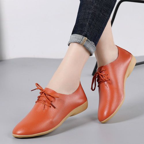 Chaussures oxford minimaliste à lacets - SHEIN - Modalova