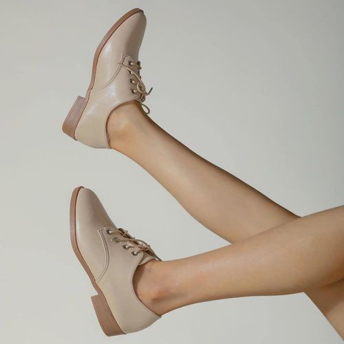 Chaussures oxford à lacets plat - SHEIN - Modalova