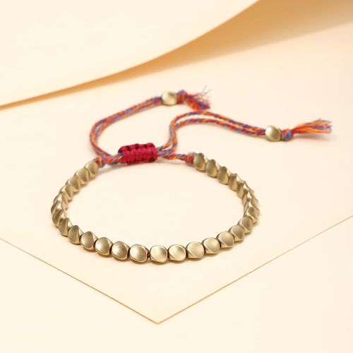 Bracelet perlé métallique - SHEIN - Modalova