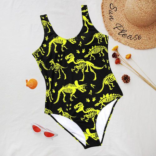 Maillot de bain une pièce dinosaure motif - SHEIN - Modalova