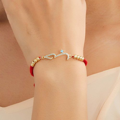 Bracelet à chaîne à détail turquoise - SHEIN - Modalova