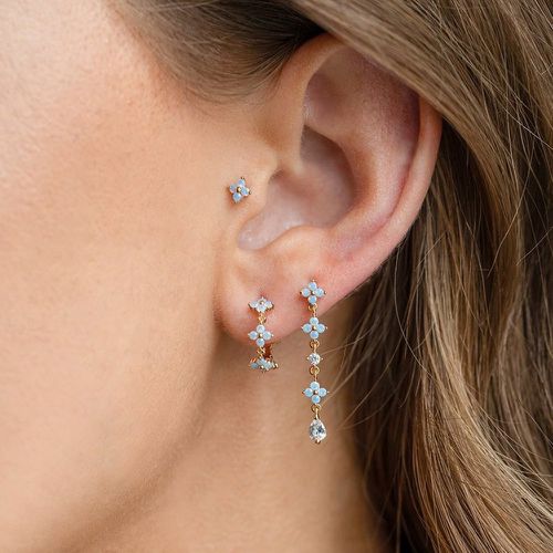 Pièces Boucles d'oreilles à zircone cubique - SHEIN - Modalova