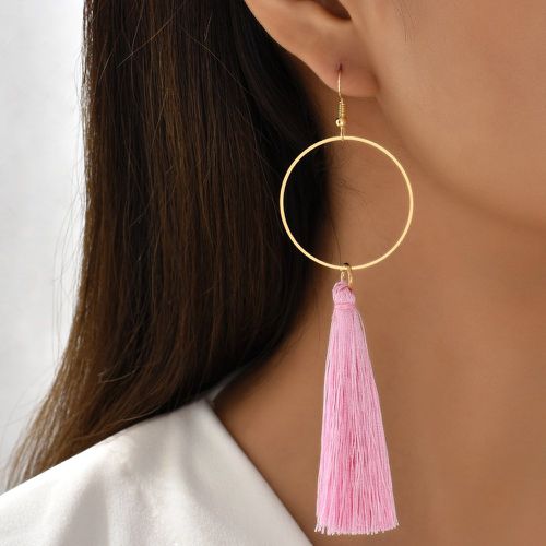 Boucles d'oreilles rond & à franges - SHEIN - Modalova