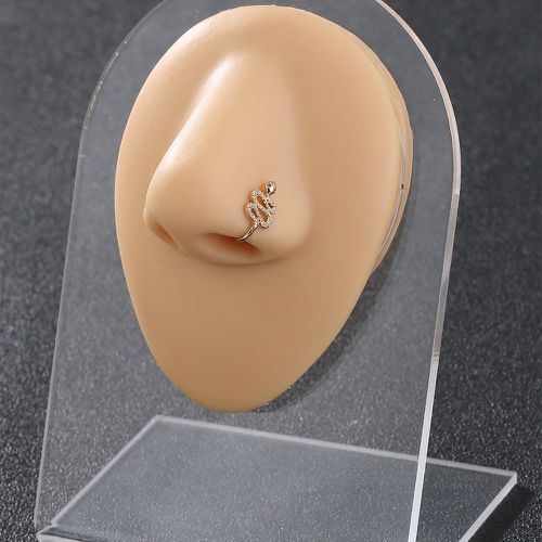 Piercing à nez à zircone cubique design serpent - SHEIN - Modalova