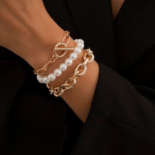 Pièces Bracelet avec perle - SHEIN - Modalova