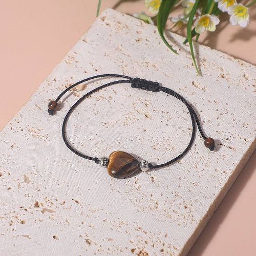Bracelet pierre à détail cœur - SHEIN - Modalova