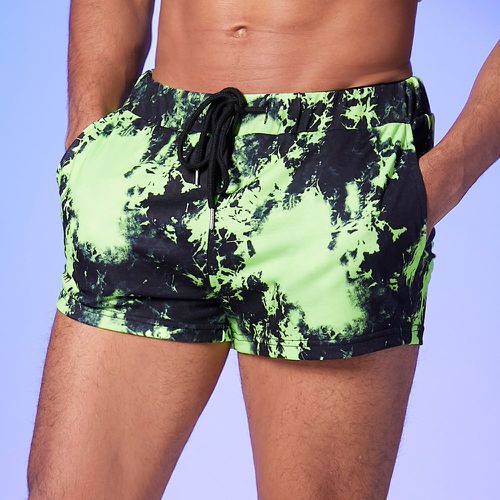 Homme Short tie dye à cordon - SHEIN - Modalova