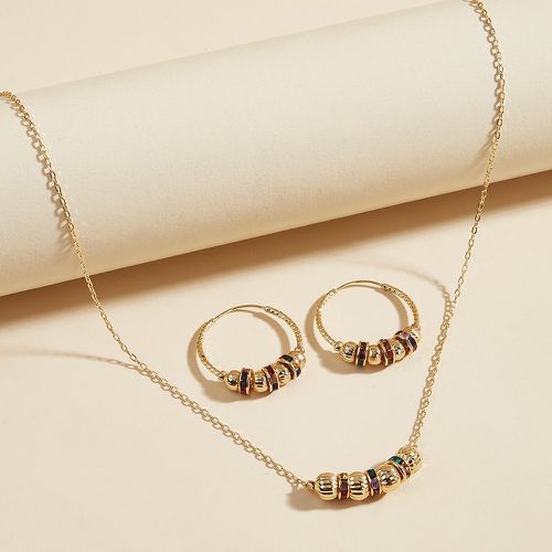 Pièces Set de bijoux à strass & à perles - SHEIN - Modalova