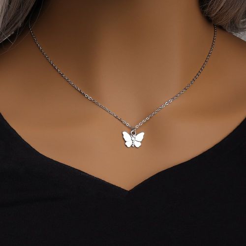 Collier à pendentif papillon - SHEIN - Modalova