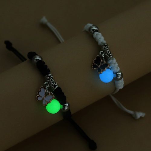 Pièces Bracelet perlé brillent dans le noir - SHEIN - Modalova