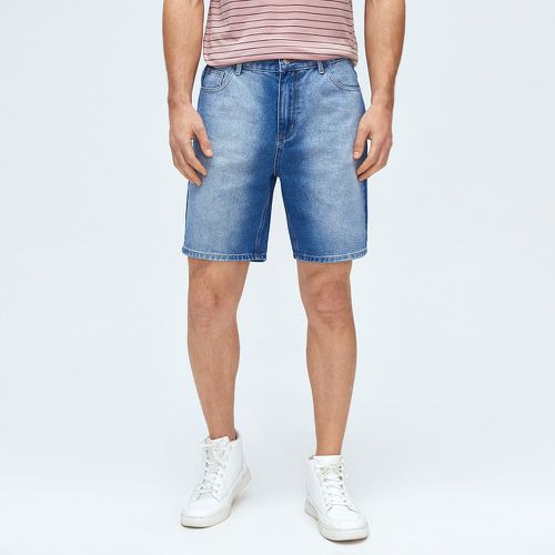 Homme Short en jean patch poche - SHEIN - Modalova