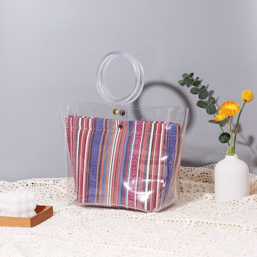 Cartable transparent avec pochette intérieure - SHEIN - Modalova