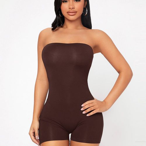 Unitard dos-nu bustier - SHEIN - Modalova