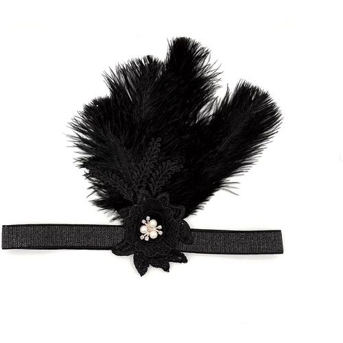 Plume & à fleur Costume Bandeau pour cheveux - SHEIN - Modalova