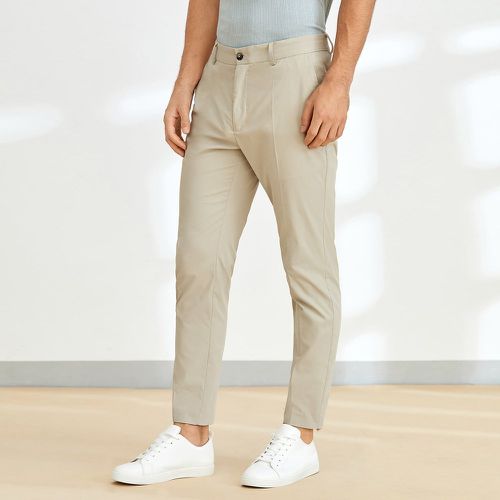 Pantalon tailleur unicolore zippé - SHEIN - Modalova