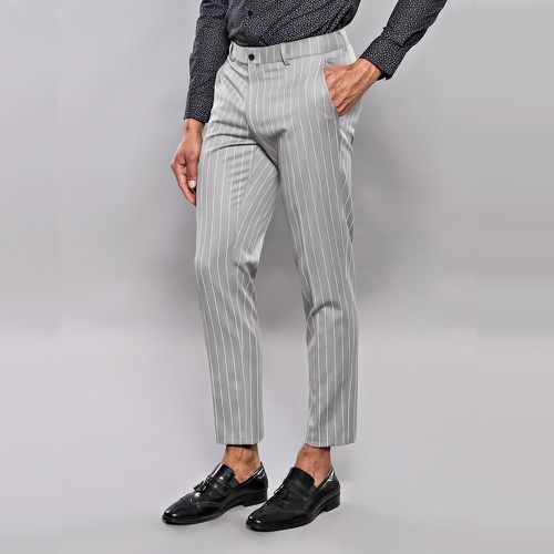 Pantalon tailleur à rayures à poche - SHEIN - Modalova