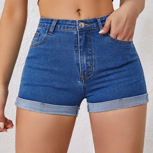 Short en jean à poche - SHEIN - Modalova