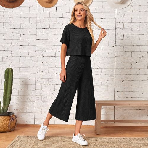 T-shirt & Pantalon ample - SHEIN - Modalova