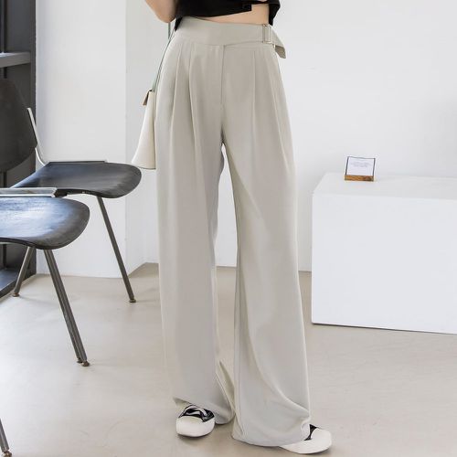 Pantalon tailleur à boucle taille haute - SHEIN - Modalova