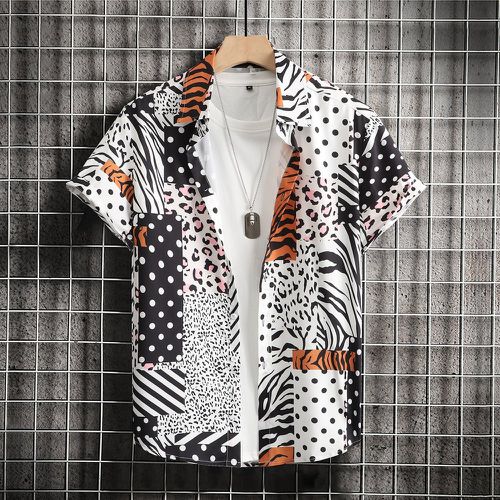 Chemise à pois & léopard (sans t-shirt) - SHEIN - Modalova