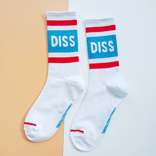 Homme Chaussettes à lettres - SHEIN - Modalova