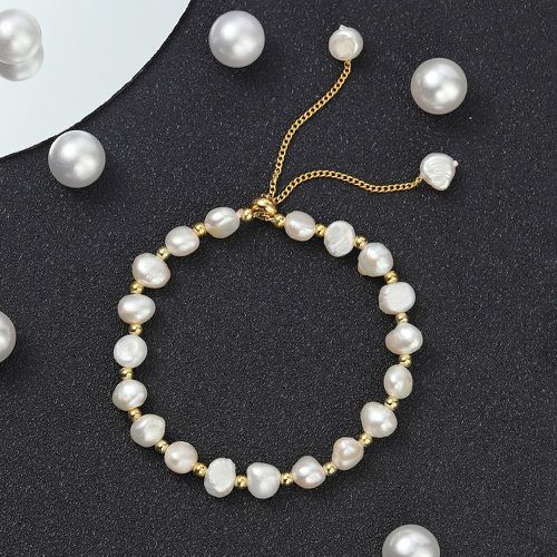 Bracelet à perle naturelle & à perles - SHEIN - Modalova