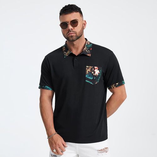 Homme Polo à imprimé tropical - SHEIN - Modalova