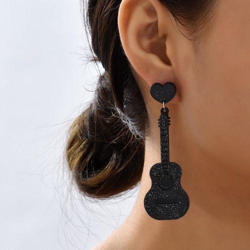 Pendants d'oreilles guitare - SHEIN - Modalova