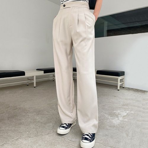 Pantalon tailleur à poche plissé - SHEIN - Modalova