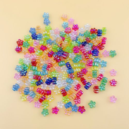 Pièces de couleur aléatoire DIY design fleur perle - SHEIN - Modalova