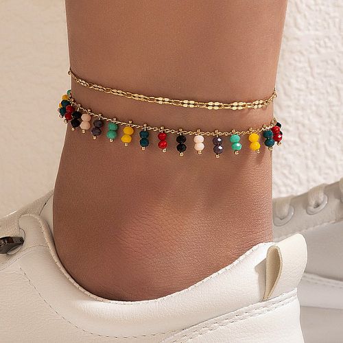 Pièces Bracelet de cheville à perles - SHEIN - Modalova