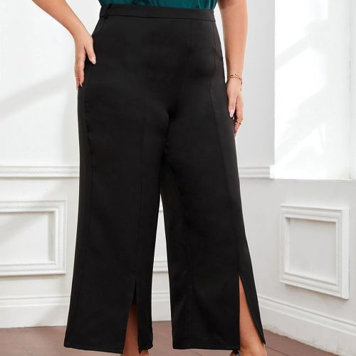 Pantalon ample taille haute fendu - SHEIN - Modalova