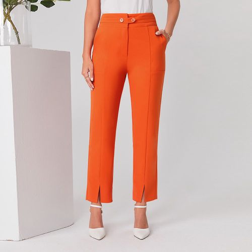 Pantalon tailleur fendu - SHEIN - Modalova