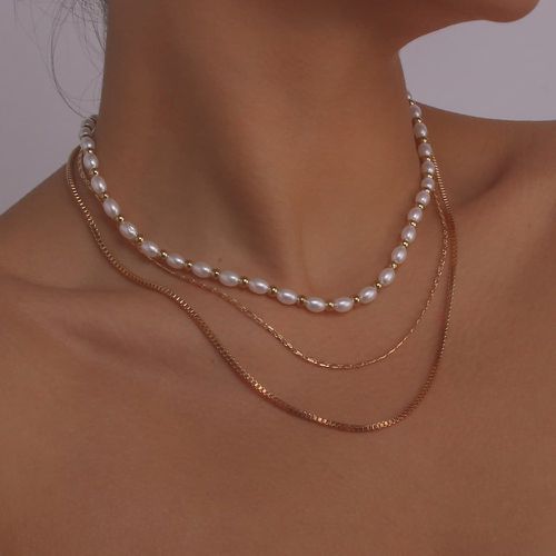 Pièces Collier à fausse perle - SHEIN - Modalova