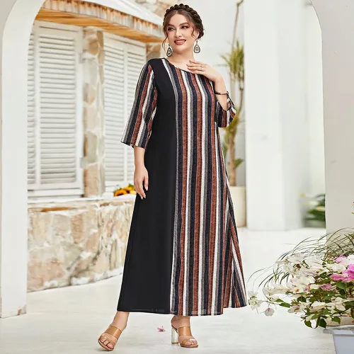 Robe tunique à rayures - SHEIN - Modalova